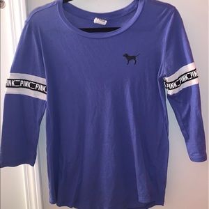 PINK quarter length sleeves shirt